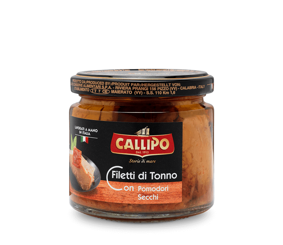 callipo-filets-de-thon-aux-tomates-s-ch-es-bocal-verre image 1