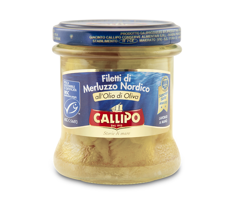 callipo-filets-de-cabillaud-du-pacifique-en-huile-bocal-verre image 1