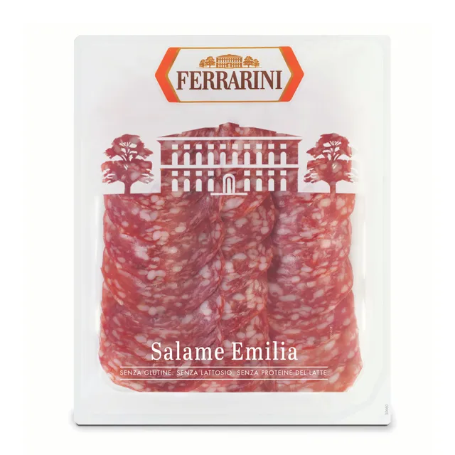 ferrarini-salame-emilia-barquette-salami-italien-tranch image 1