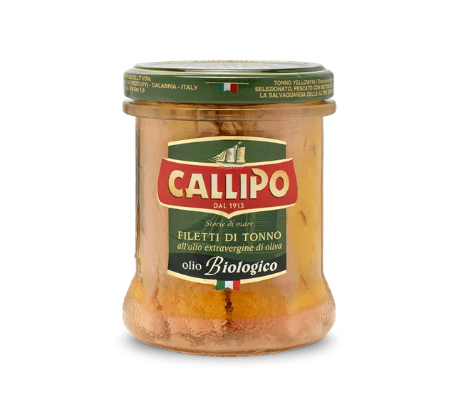 callipo-filets-de-thon-l-huile-d-olive-extra-vierge-bio-bocal-verre image 1