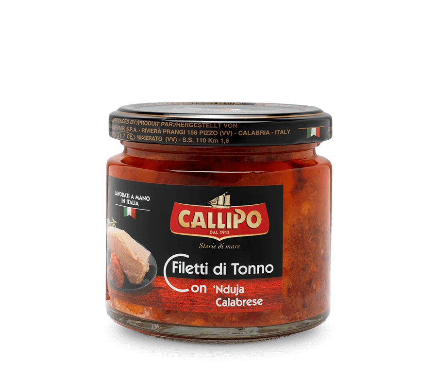 callipo-filets-de-thon-la-nduja-calabraise-pic-e-bocal-verre image 1