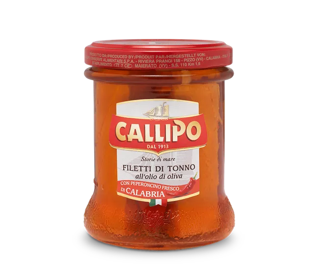 callipo-filetti-di-tonno-l-huile-d-olive-au-piment-frais-de-calabre image 1