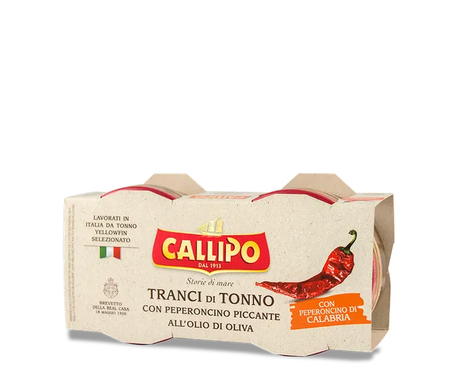 callipo-storie-di-mare-tranci-di-tonno-yellowfin-peperoncino-en-bocal-verre image 1