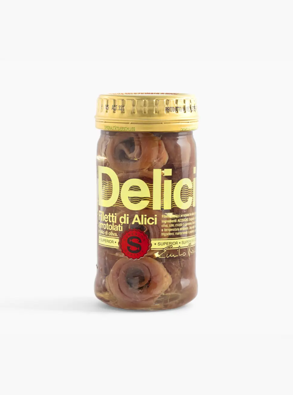 delicius-filetti-di-alici-arrotolati-in-olio-di-oliva-anchois-roul-s-en-bocal-ve image 1