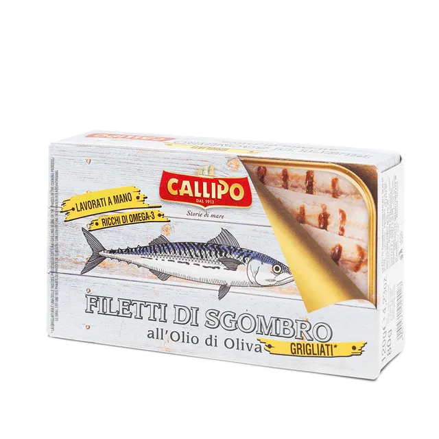 callipo-storie-di-mare-filetti-di-sgombro-grigliati-en-bocal-verre-om-ga-3 image 1