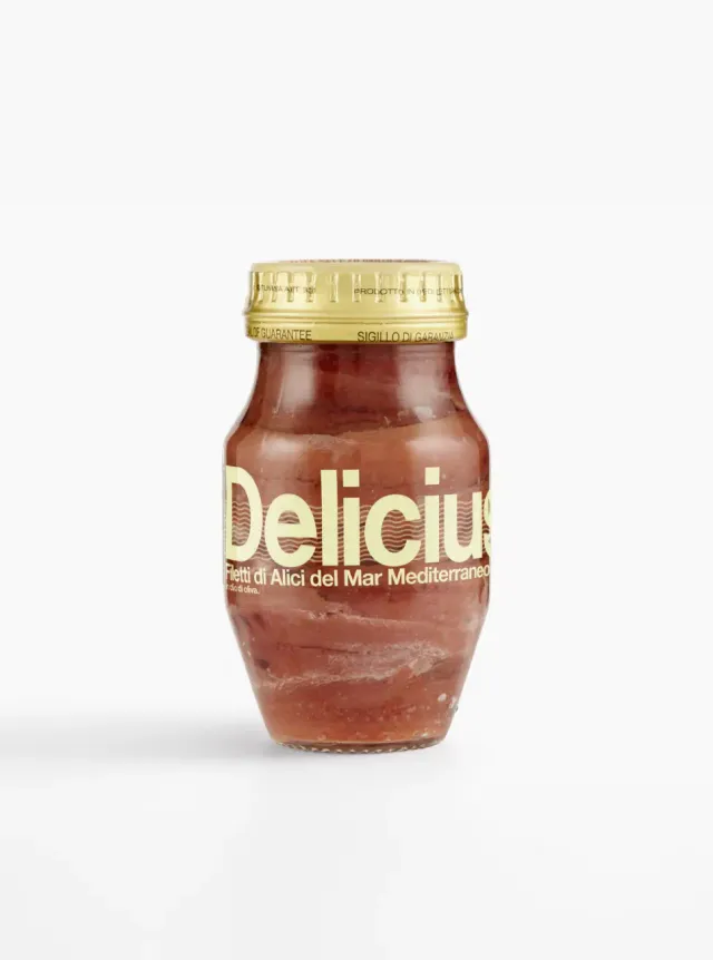 delicius-filets-d-anchois-de-m-diterran-e-l-huile-d-olive-150-g-bocal-verre image 1
