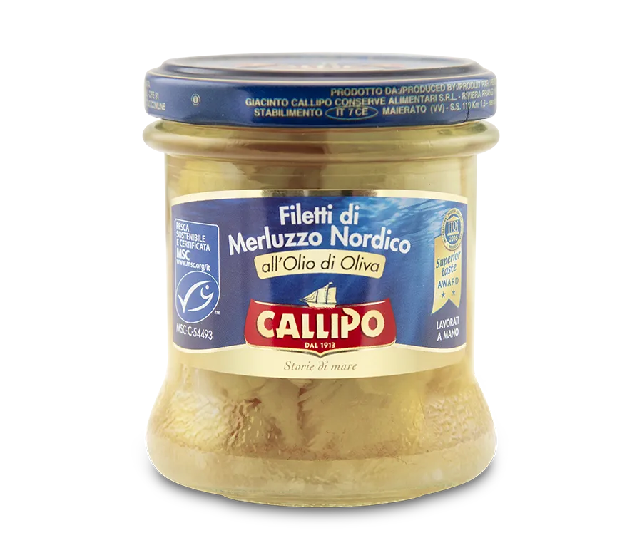 callipo-filets-de-cabillaud-du-pacifique-en-huile-bocal-verre image 1